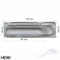 Preview: HEWI Namenschild 83 x 24 mm