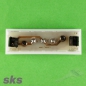 Preview: SKS - Kombitaster mit Mirkroschalter und LED - weiss