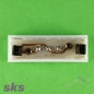 Preview: SKS - Kombitaster mit Mirkroschalter und LED - silber