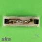 Preview: SKS - Kombitaster mit Mirkroschalter und LED - glasklar