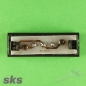 Preview: SKS - Kombitaster mit Mirkroschalter und LED - braun