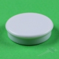 Preview: 10 Stück weiße runde Haftmagnete 24 mm