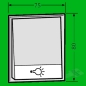 Preview: RENZ 97-9-85273 Tastenmodul mit 1 Lichttaster