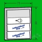 Preview: RENZ 97-9-85275 Tastenmodul mit 1 Licht- und 2 Klingeltaster