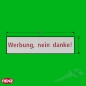 Preview: RENZ 97-9-87002 Einlage drehbar "Werbung" 60 x 15 mm