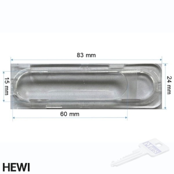 HEWI Namenschild 83 x 24 mm