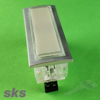 SKS - Kombitaster mit Mirkroschalter - silber