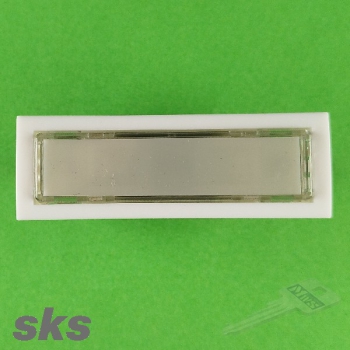 SKS - Kombitaster mit Mirkroschalter und LED - weiss