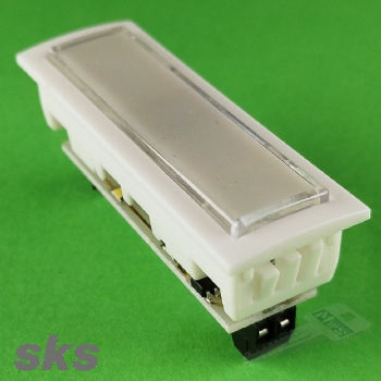 SKS - Kombitaster mit Mirkroschalter und LED - weiss