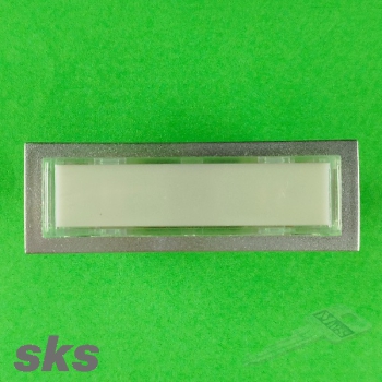 SKS - Kombitaster mit Mirkroschalter und LED - silber