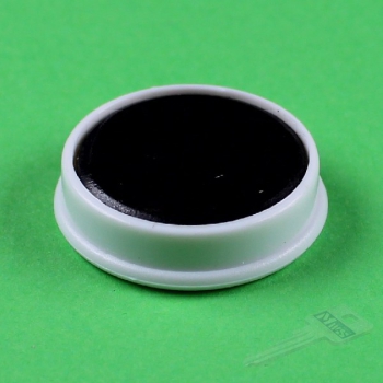 10 Stück weiße runde Haftmagnete 24 mm