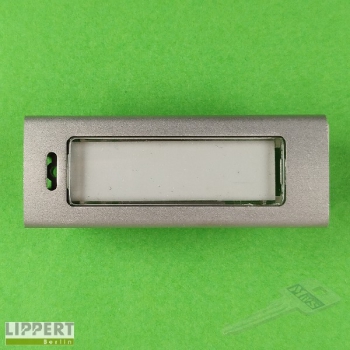 LIPPERT Namensschild Aluminium Silber eloxiert
