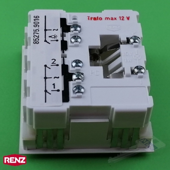 RENZ 97-9-85275 Tastenmodul mit 1 Licht- und 2 Klingeltaster