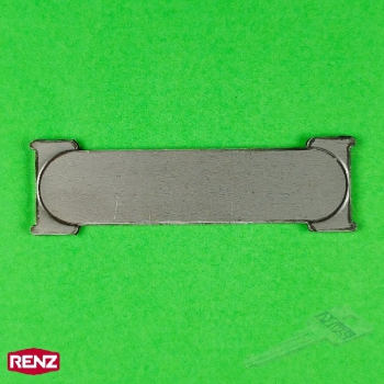 RENZ 97-9-90228 Edelstahl-Namensschild RSA ohne Gravur