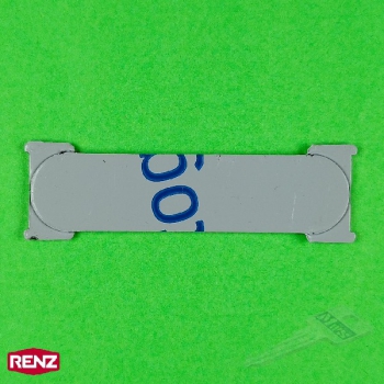 RENZ 97-9-90228 Edelstahl-Namensschild RSA ohne Gravur