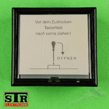 STR Wipptaster groß für Klingel-Tableaus braun