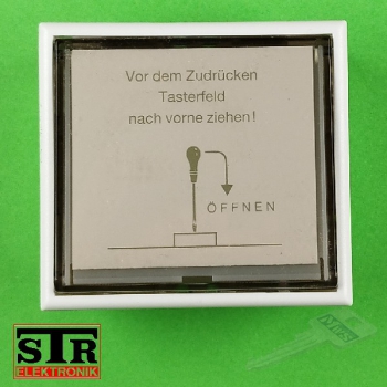 STR Wipptaster groß für Klingel-Tableaus weiss