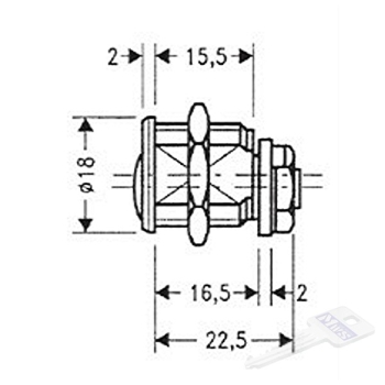 DOM Hebelzylinder 316-05-1