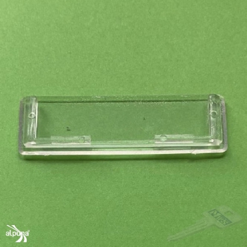 Preview: Briefkastennamensschild 65 x 20 mm