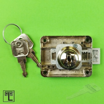 MLM Aufschraubschloss 539/18 mit PRESTIGE-Zylinder verschiedenschließend, Dornmaß variabel