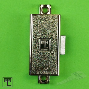 MLM Drehstangenschloss links 740 für 6 mm MLM Schlüssel, Dornmaß 20 mm