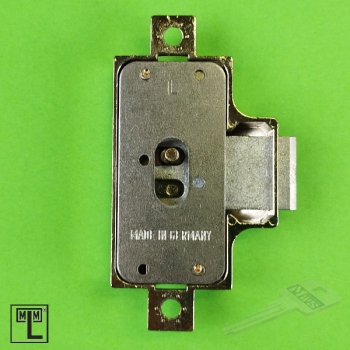 MLM Drehstangenschloss links 740 für 6 mm MLM Schlüssel, Dornmaß 30 mm