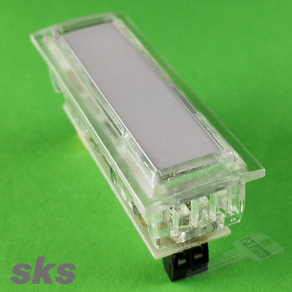 SKS - Kombitaster mit Mirkroschalter  - glasklar