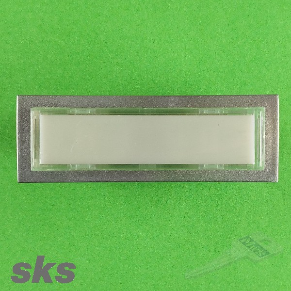 SKS - Kombitaster mit Mirkroschalter - silber