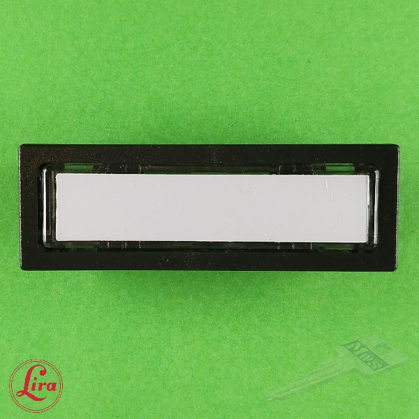 Klingeltaster LIRA Modell 650 mit Mikroschalter, Artikel NT1404-5 anthrazit