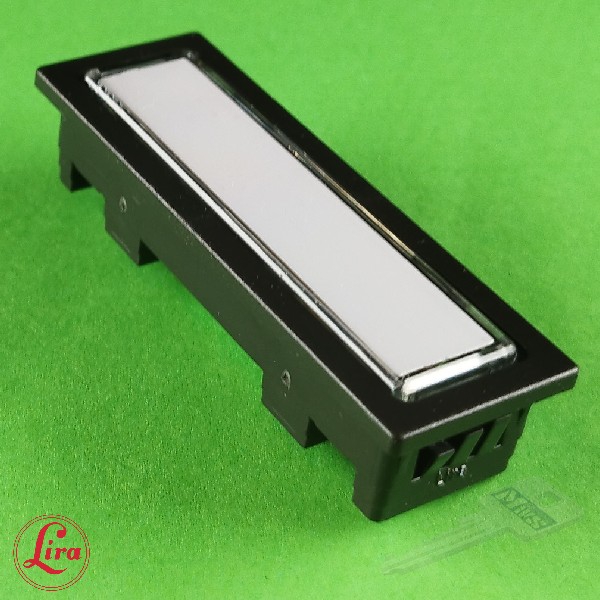 Klingeltaster LIRA Modell 650 mit Mikroschalter, Artikel NT1404-5 anthrazit