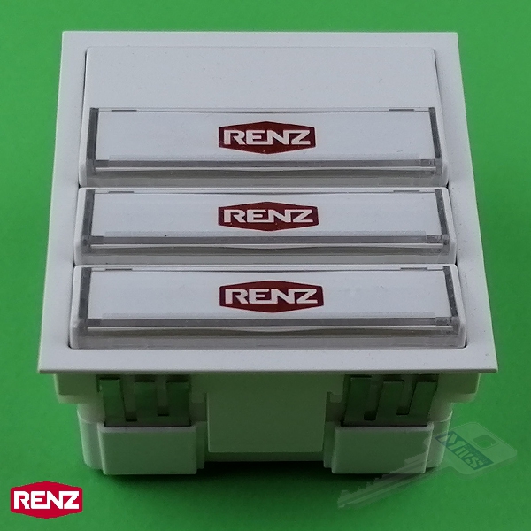 RENZ 97-9-85271 Tastenmodul mit 3 Klingeltaster