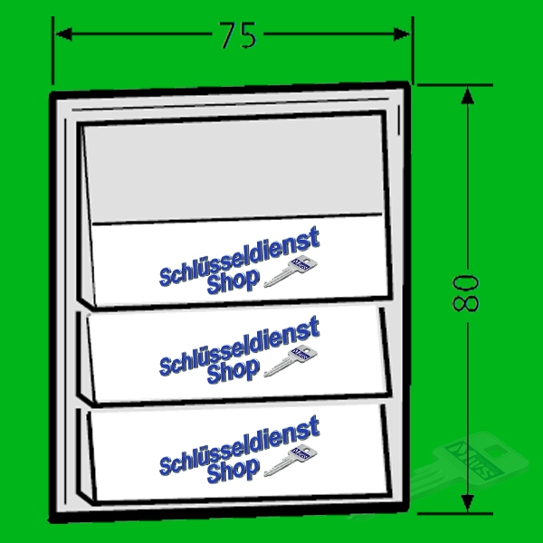 RENZ 97-9-85271 Tastenmodul mit 3 Klingeltaster