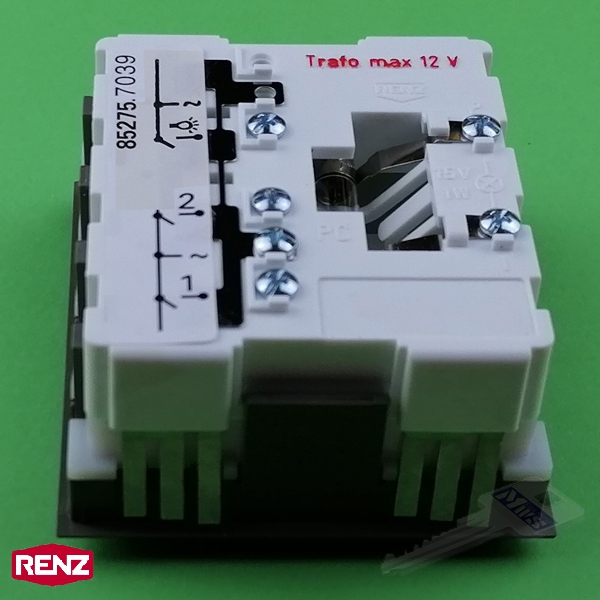 RENZ 97-9-85275 Tastenmodul mit 1 Licht- und 2 Klingeltaster