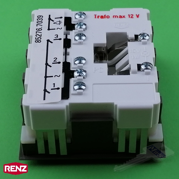 RENZ 97-9-85276 Tastenmodul mit 1 Licht- und 3 Klingeltaster