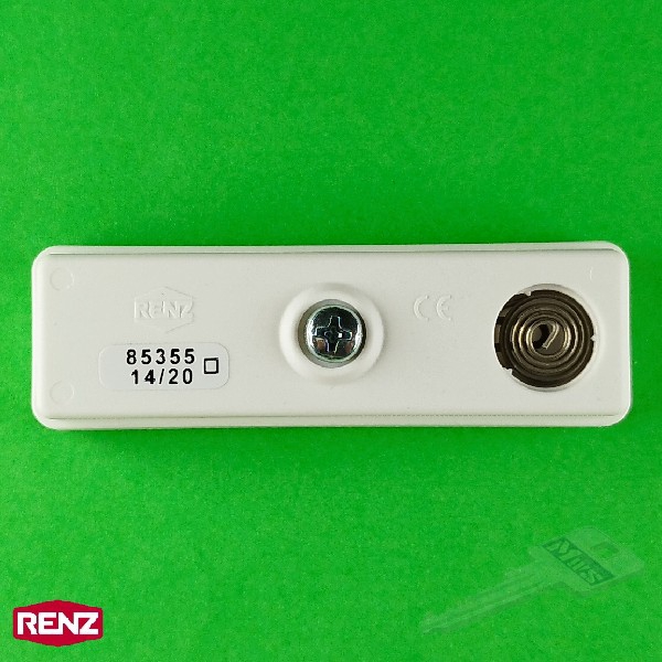 RENZ 97-9-85355 RSA2 Aluminium Namensschild mit Montagegehäuse