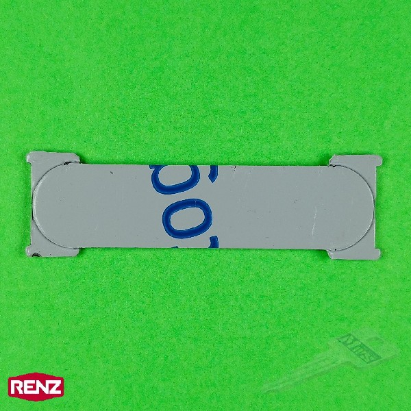 RENZ 97-9-90228 Edelstahl-Namensschild RSA ohne Gravur