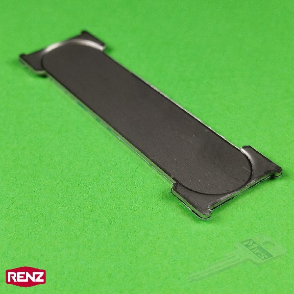 RENZ 97-9-90228 Edelstahl-Namensschild RSA ohne Gravur