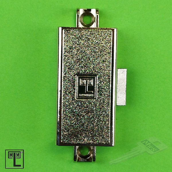 MLM Drehstangenschloss links 740 für 6 mm MLM Schlüssel, Dornmaß 20 mm