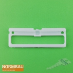 Normbau Halteteil für Briefkastenklappe