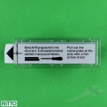 RITTO Klingeltaster 1590200 transparent