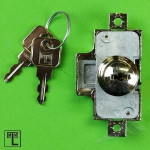 MLM Drehstangenschloss 747 mit PRESTIGE-Zylinder verschiedenschließend, Dornmaß 25 mm