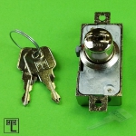 MLM Drehstangenschloss 748 mit PRESTIGE-Zylinder verschiedenschließend, Dornmaß 15 mm